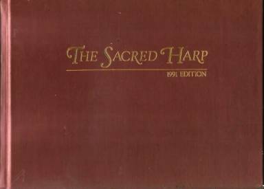 Image of the cover of the 1991 Denson revision of the Sacred Harp. 